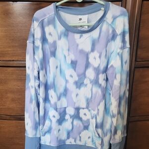 All in Motion Girls Lavender and Sky Sweatshirt